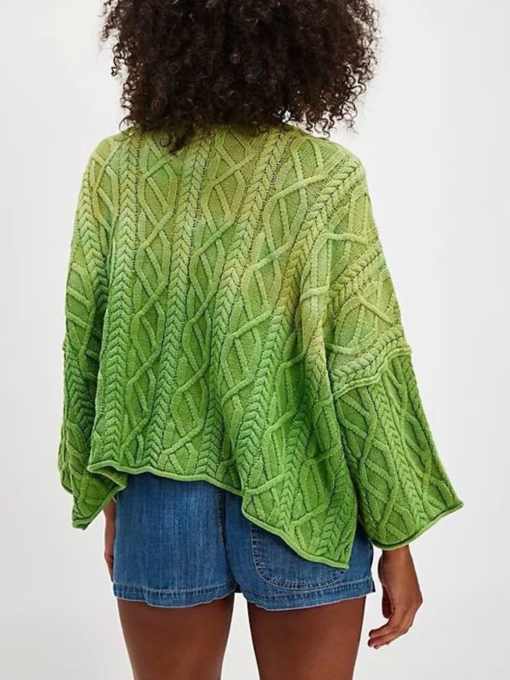 NWOT Free People Washed Ashore Ombre Cable Knit | Small 🏛️🍏Offer Open - Picture 2 of 7